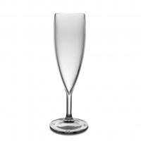 1x Champagneglas 16cl Glashelder Kunststof Onbreekbaar