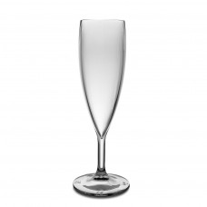 1x Champagneglas 16cl Glashelder Kunststof Onbreekbaar