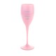 1x Kunststof Champagneglas Roze 17cl Happy Drink
