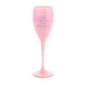 1x Kunststof Champagneglas Roze 17cl Save Water Drink Champagne