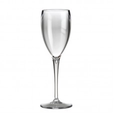12x Kunststof Champagneglazen Glashelder 17cl Onbreekbaar