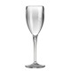 1x Kunststof Champagneglas Glashelder 17cl Onbreekbaar