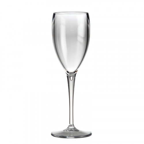 1x Champagneglas 17cl Glashelder Kunststof Onbreekbaar